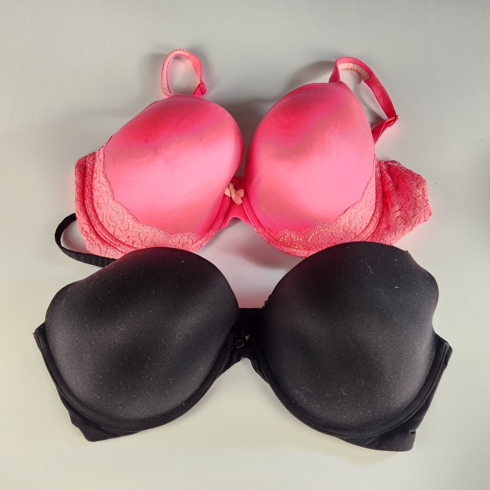 Victoria's Secret/Spanx Bra‎ Underwire Padded Multicolor Bundle Of 6 Size 38DD